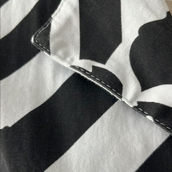 Lilly of California VTG Black and White Tie Sleeve Grommets Jacket  USA PXL - Picture 3 of 9